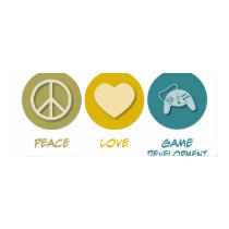 Peace Love Game Development posters by 1000suns Peace Love Game Development posters