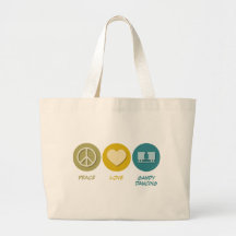 Peace Love Gandy Dancing Canvas Bag