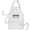 Peace Love Garden aprons