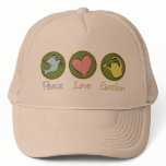 Peace, Love, Garden Hats