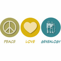 Peace Love Genealogy photo sculptures by 1000suns Peace Love Genealogy photo sculptures