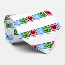 Peace Love Goats Custom Ties