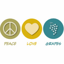 Peace Love Grapes photo sculptures by 1000suns Peace Love Grapes photo sculptures
