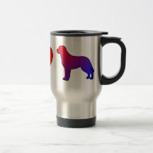 Peace Love Greater Swiss Mountain Dogs Coffee Mugs