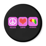 Peace Love Guinea magnets