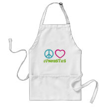 Peace Love Gymnastics Aprons