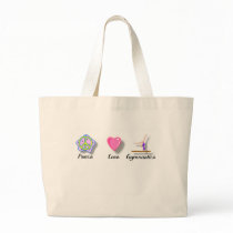 Peace Love Gymnastics bags by hdnytstrgrl Peace Love Gymnastics bags