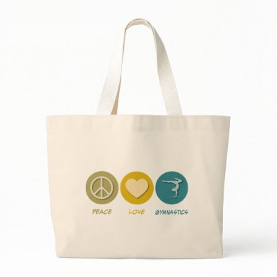 Peace Love Gymnastics Bags