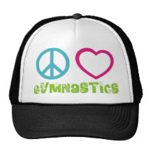 Peace Love Gymnastics Hat
