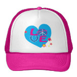 Peace Love Gymnastics Hats