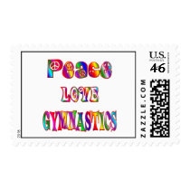 Peace Love Gymnastics Stamps