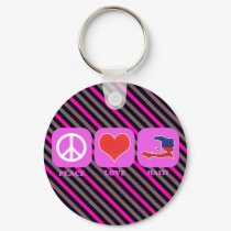 Peace Love Haiti keychains by coolcountry Peace Love Haiti keychains