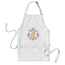 PEACE LOVE HAMSTERS APRON
