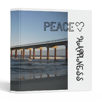 Peace, Love, Happiness Binder 1"