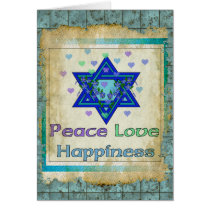 Peace Love Happiness cards
