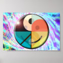 Peace, Love, Happiness, Harmony posters
