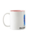 peace love happiness mug