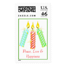 Peace, Love & Happiness Stamp