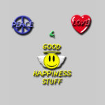 Peace Love Happiness  T-Shirt