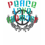 Peace Love Harmony t-shirts