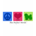 Peace Love Havanese t-shirts by dogwiregifts Peace Love Havanese t-shirts