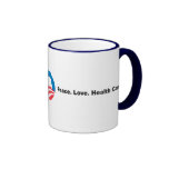 Peace. Love. Health Care Coffee Mug