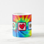 Peace, Love, Hippos Coffee Mugs