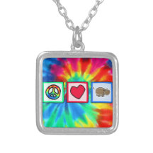 Peace, Love, Hippos Necklaces