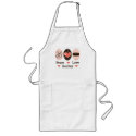 Peace Love Hockey Apron by SportyTeesGifts Peace Love Hockey Apron