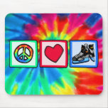 Peace, Love, Hockey Mousepads