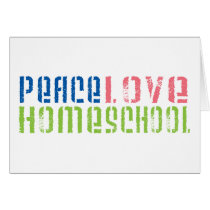Peace Love Homeschool Greeting Cards