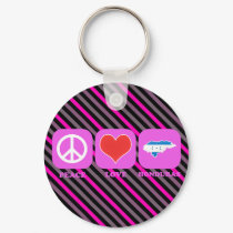 Peace Love Honduras keychains