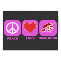Peace Love Hong Kong cards