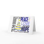 Peace Love Hope Christmas Holiday Down Syndrome Cards