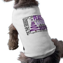 Peace Love Hope Christmas Holiday Fibromyalgia pet clothing