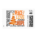 Peace Love Hope Christmas Holiday Leukemia