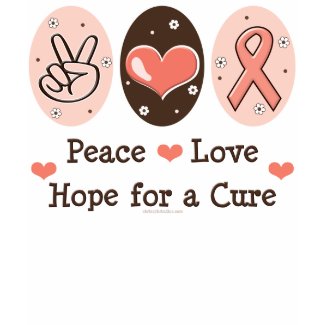 Peace Love Hope For A Cure Tank Top shirt