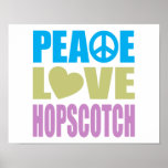 Peace Love Hopscotch Print