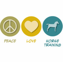 Peace Love Horse Training photo sculptures