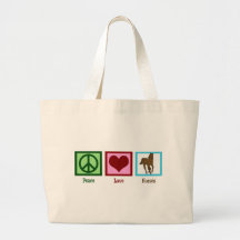 Peace Love Horses Bag