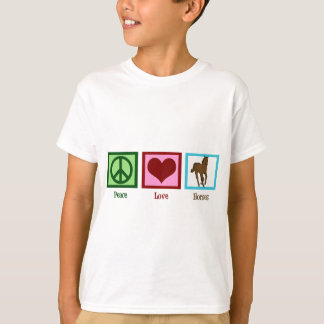 peace love horses t shirt