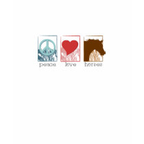 peace_love_horses t-shirts by kkay65 peace_love_horses t-shirts