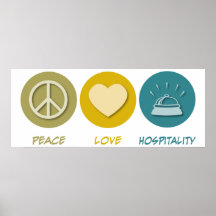Peace Love Hospitality Print