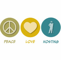 Peace Love Hosting Photo Cut Outs