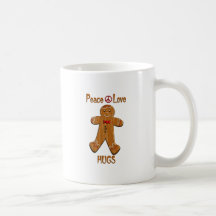 Peace Love Hugs Coffee Mug