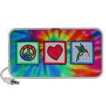 Peace, Love, Hummingbirds Portable Speaker