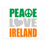 Peace Love Ireland Postcards