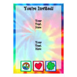 Peace, Love, Irish Custom Invites