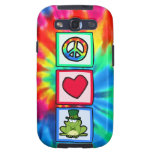Peace, Love, Irish Frog Samsung Galaxy S3 Case