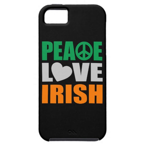 Peace Love Irish iPhone 5 Cover